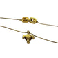 Givenchy Crystal/White Gemstone Solitaire Gold Plated Necklace (Vintage) - Givenchy - Necklace with Pendant - A+ Stuff