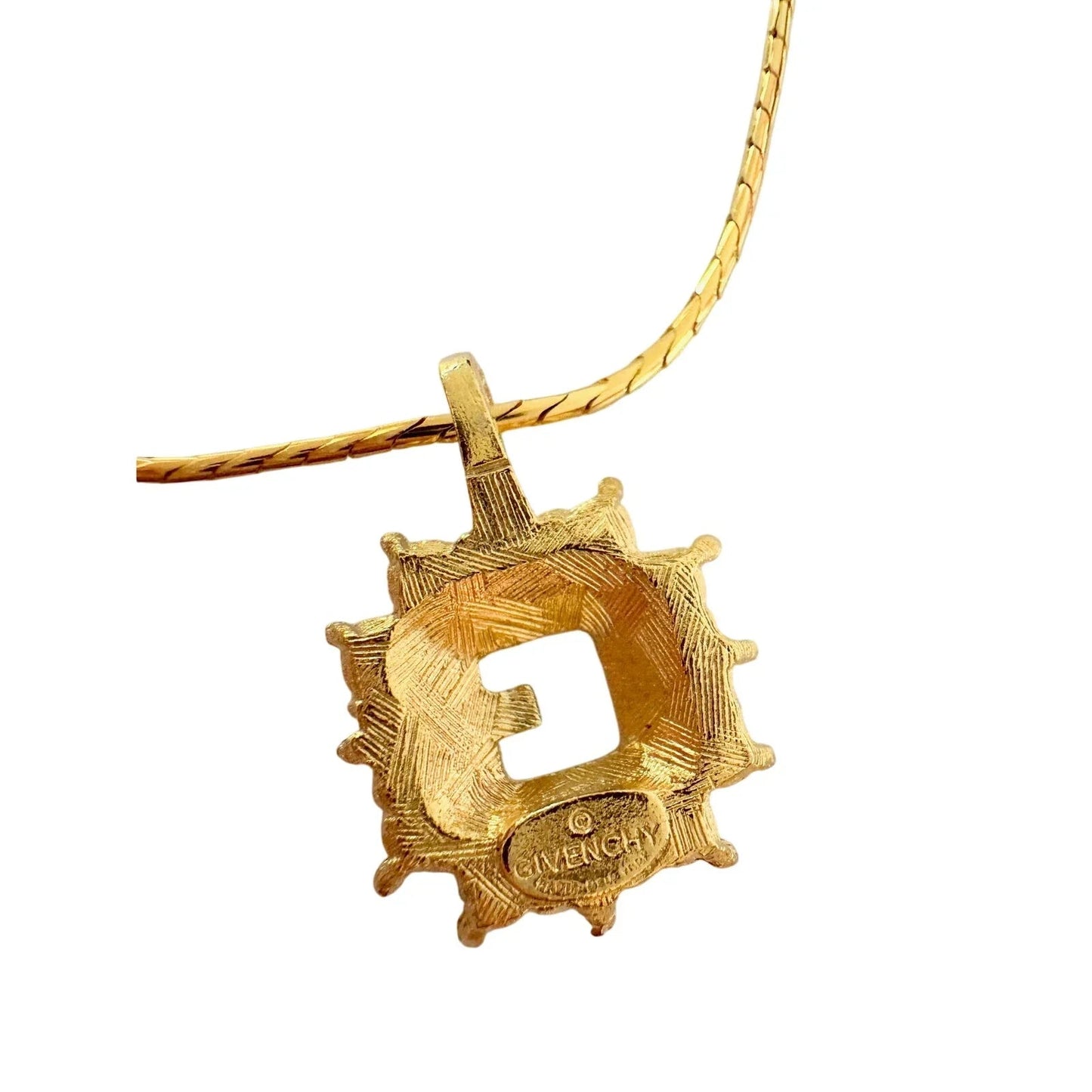 Givenchy G with Burst of Rhinestones Necklace - Givenchy - Necklace - A+ Stuff