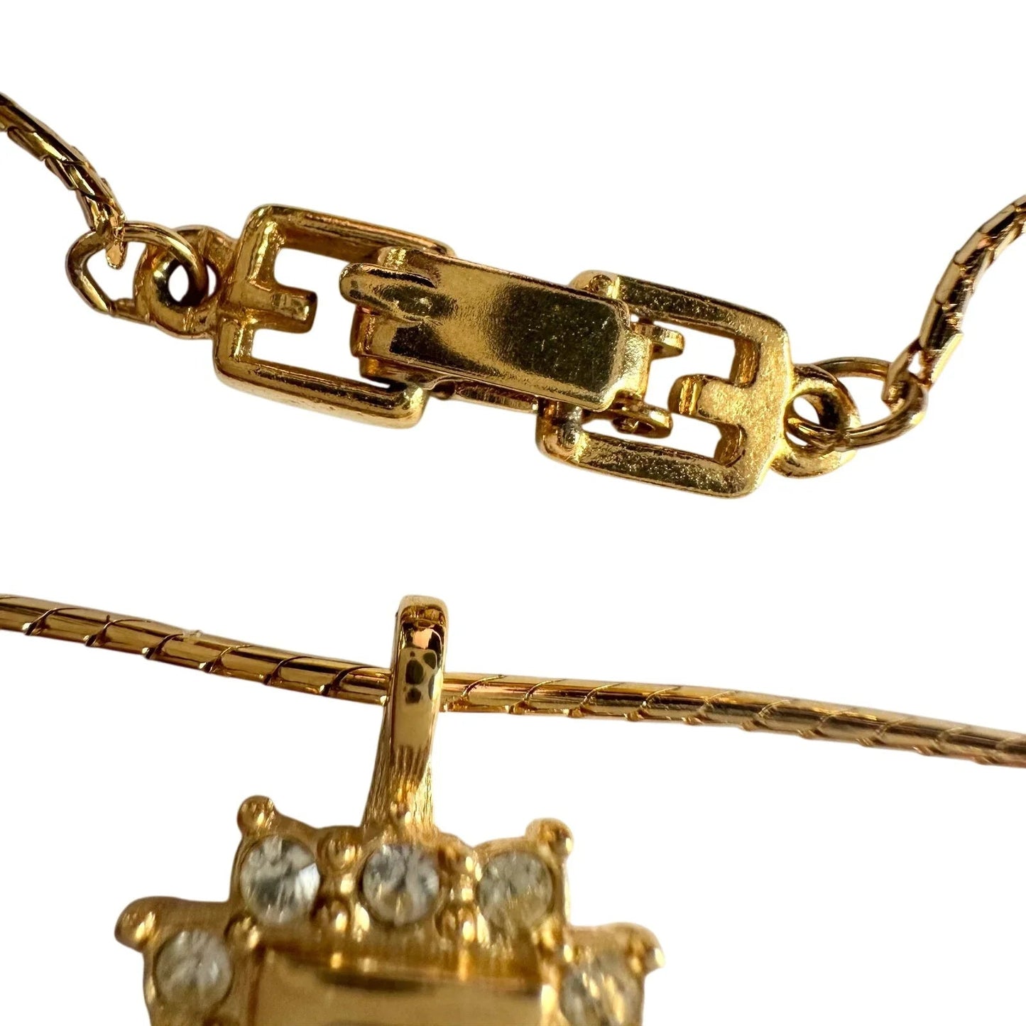 Givenchy G with Burst of Rhinestones Necklace - Givenchy - Necklace - A+ Stuff