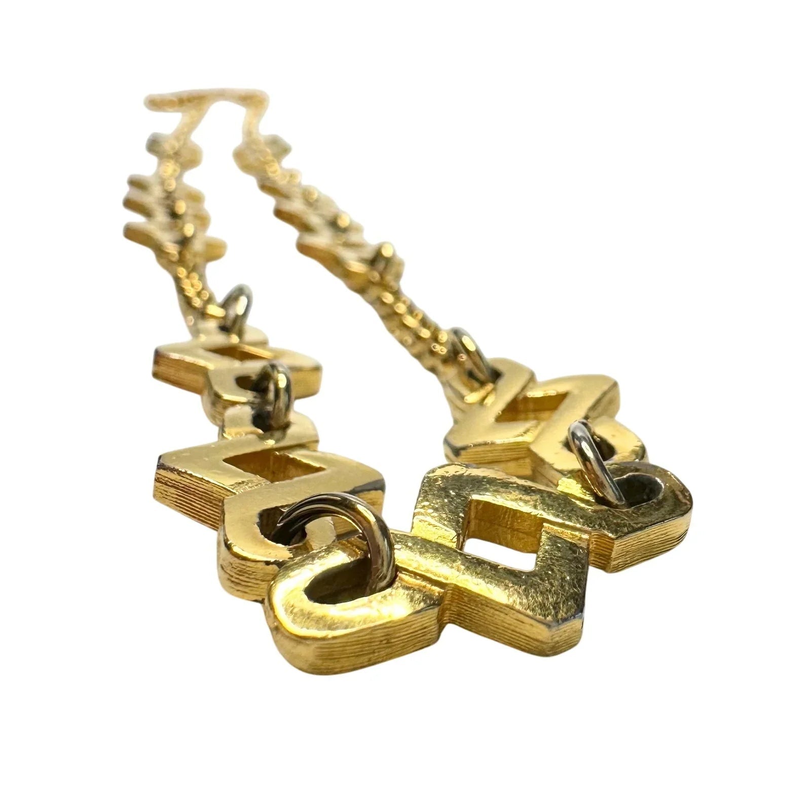 Givenchy Geometric Knot Vintage Long Layering Necklace Gold Plated - 31" - Givenchy - Necklace with Pendant - A+ Stuff