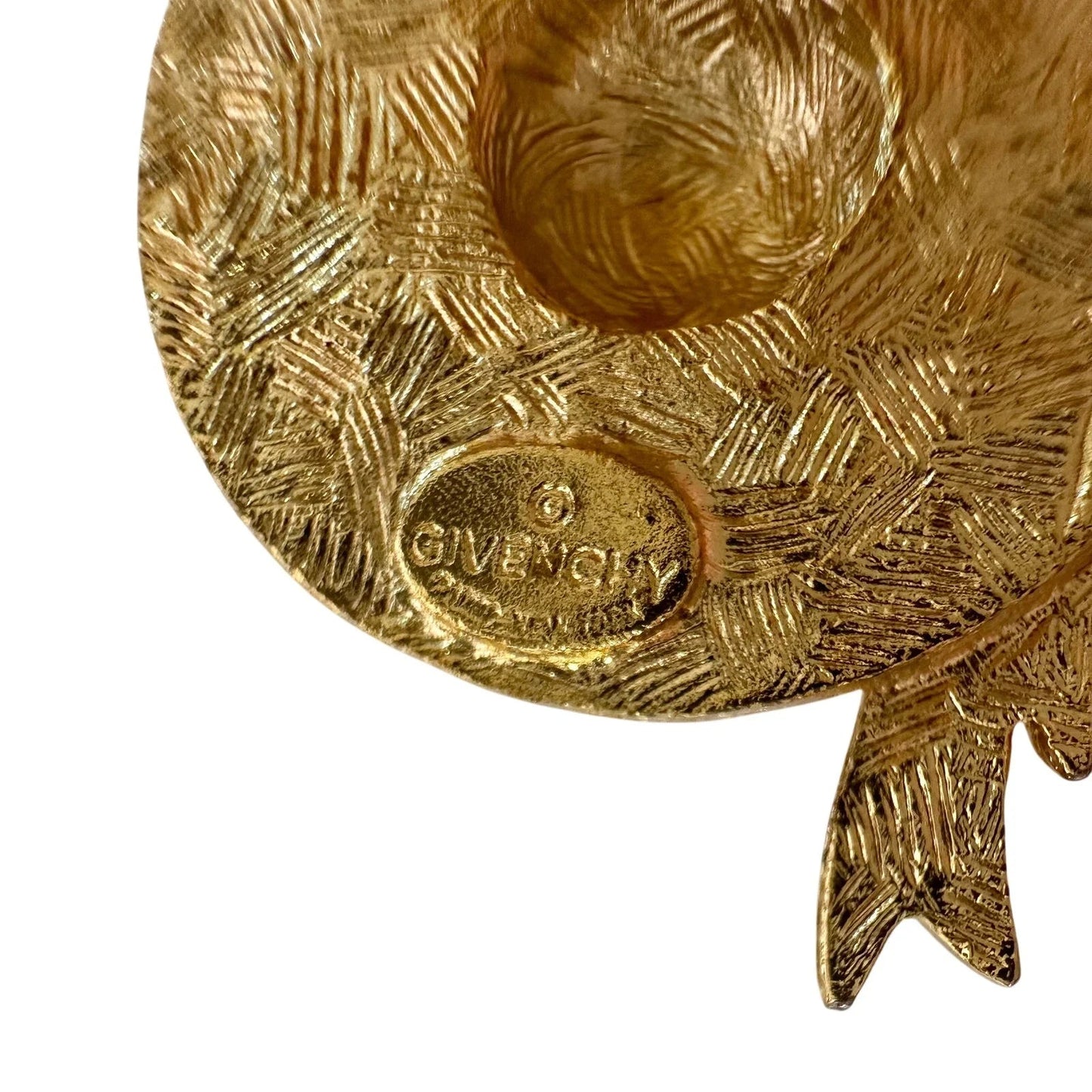 Givenchy Hat Shaped Gold Plated Pin / Brooch - Givenchy - Pin / Brooch - A+ Stuff