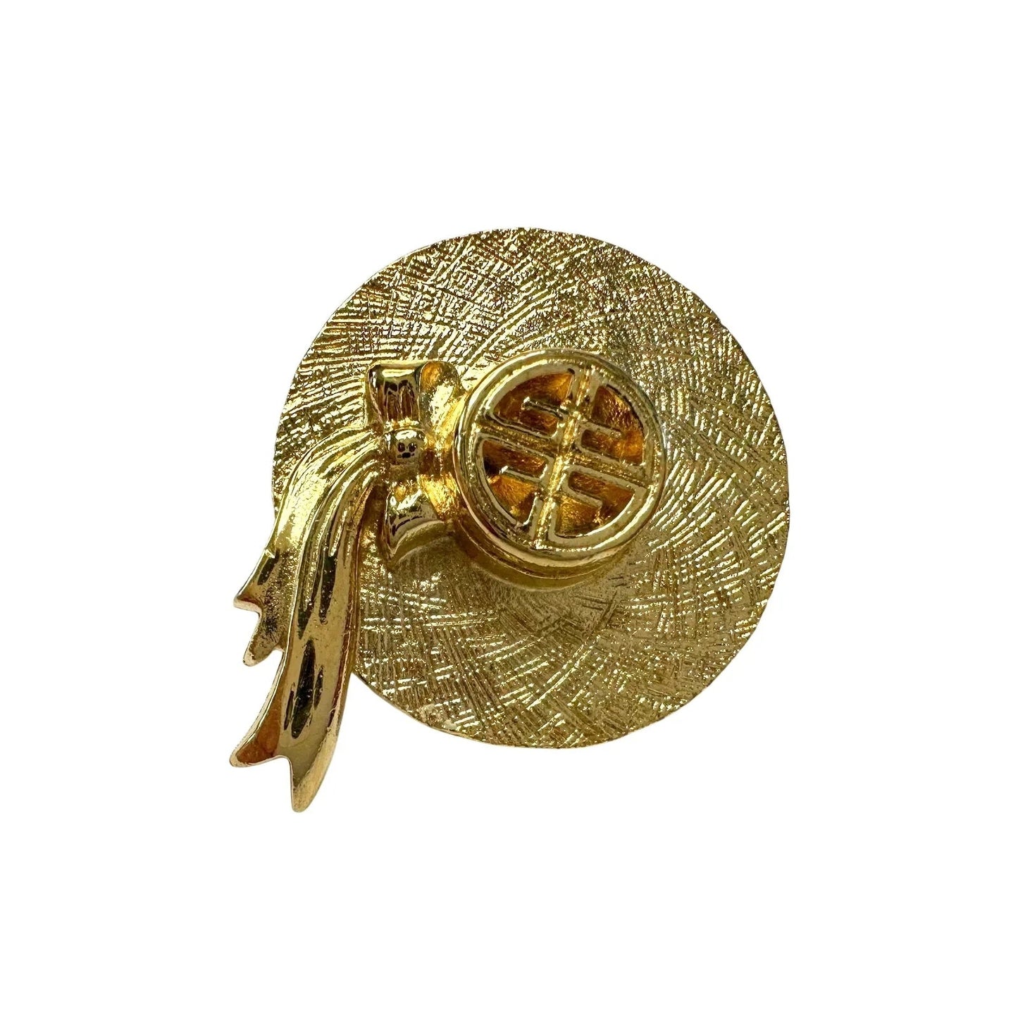 Givenchy Hat Shaped Gold Plated Pin / Brooch - Givenchy - Pin / Brooch - A+ Stuff