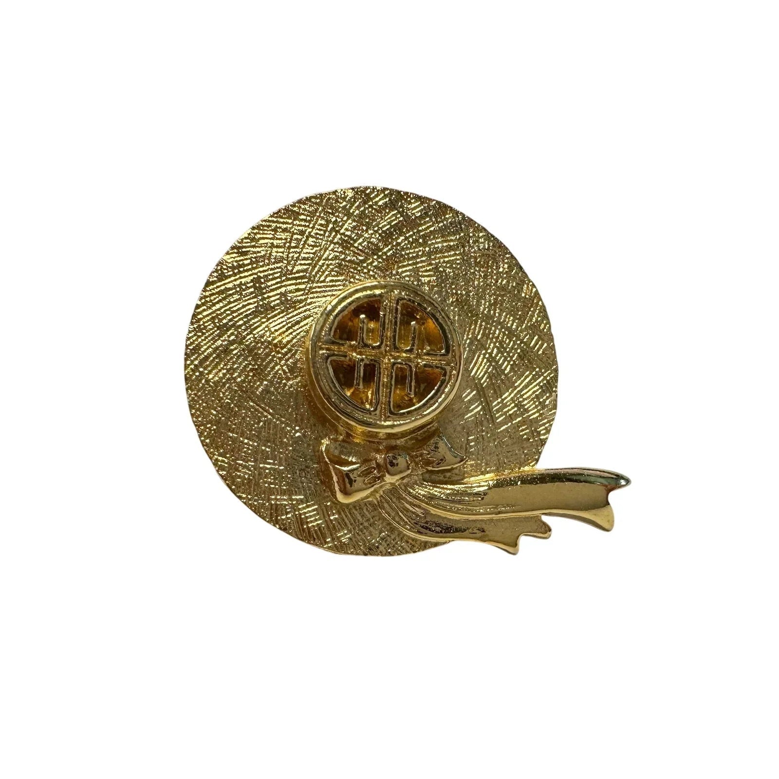 Givenchy Hat Shaped Gold Plated Pin / Brooch - Givenchy - Pin / Brooch - A+ Stuff