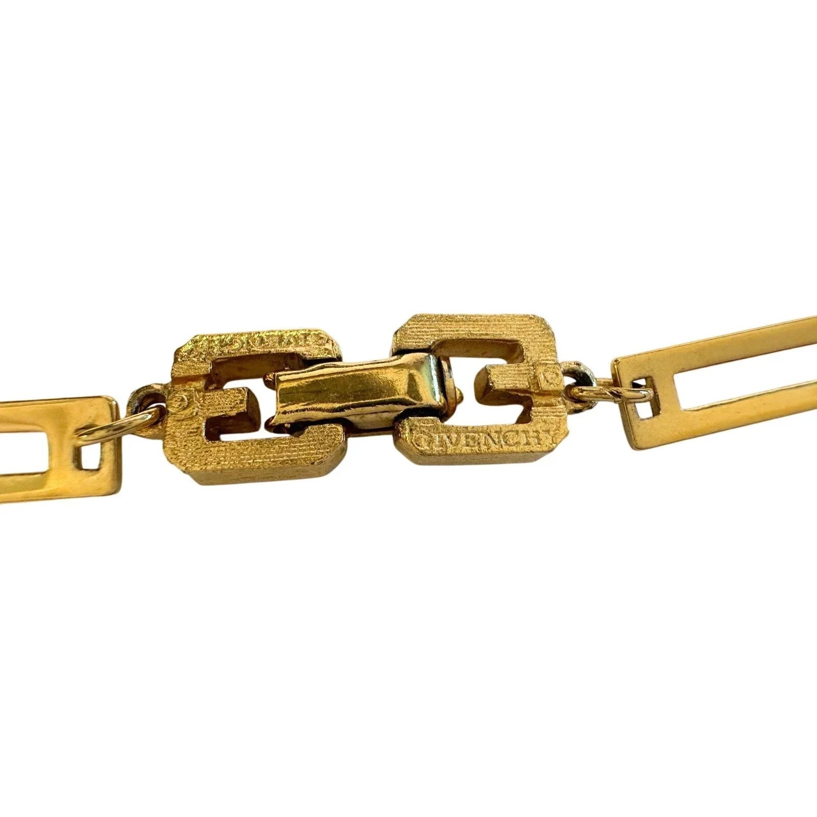 Givenchy Necklace with Unique Flat Rectangle Links - Givenchy - Necklace - A+ Stuff