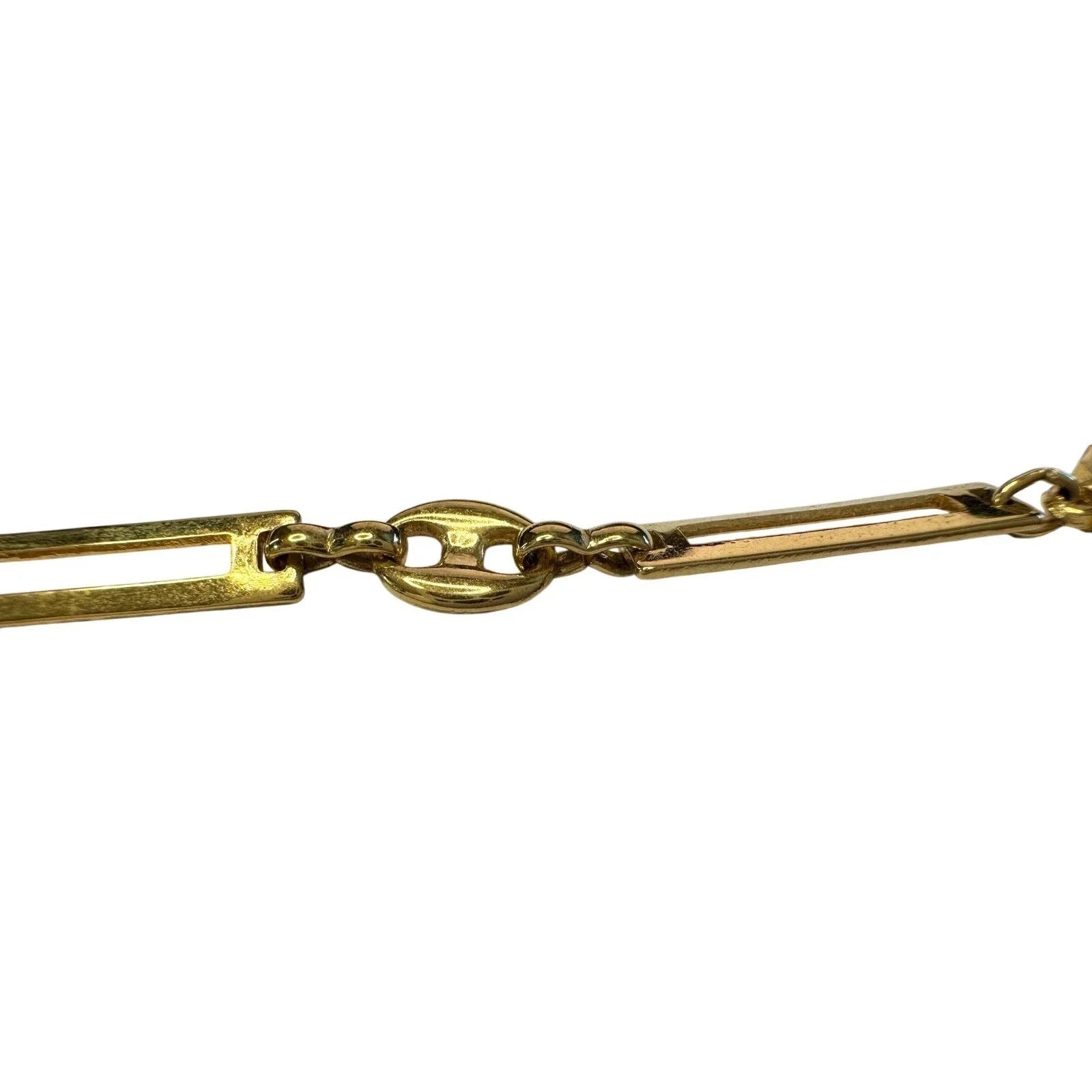 Givenchy Necklace with Unique Flat Rectangle Links - Givenchy - Necklace - A+ Stuff