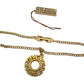 Givenchy Paris Round Pendant with Rhinestones Necklace and hang Tag - Givenchy - Necklace with Pendant - A+ Stuff