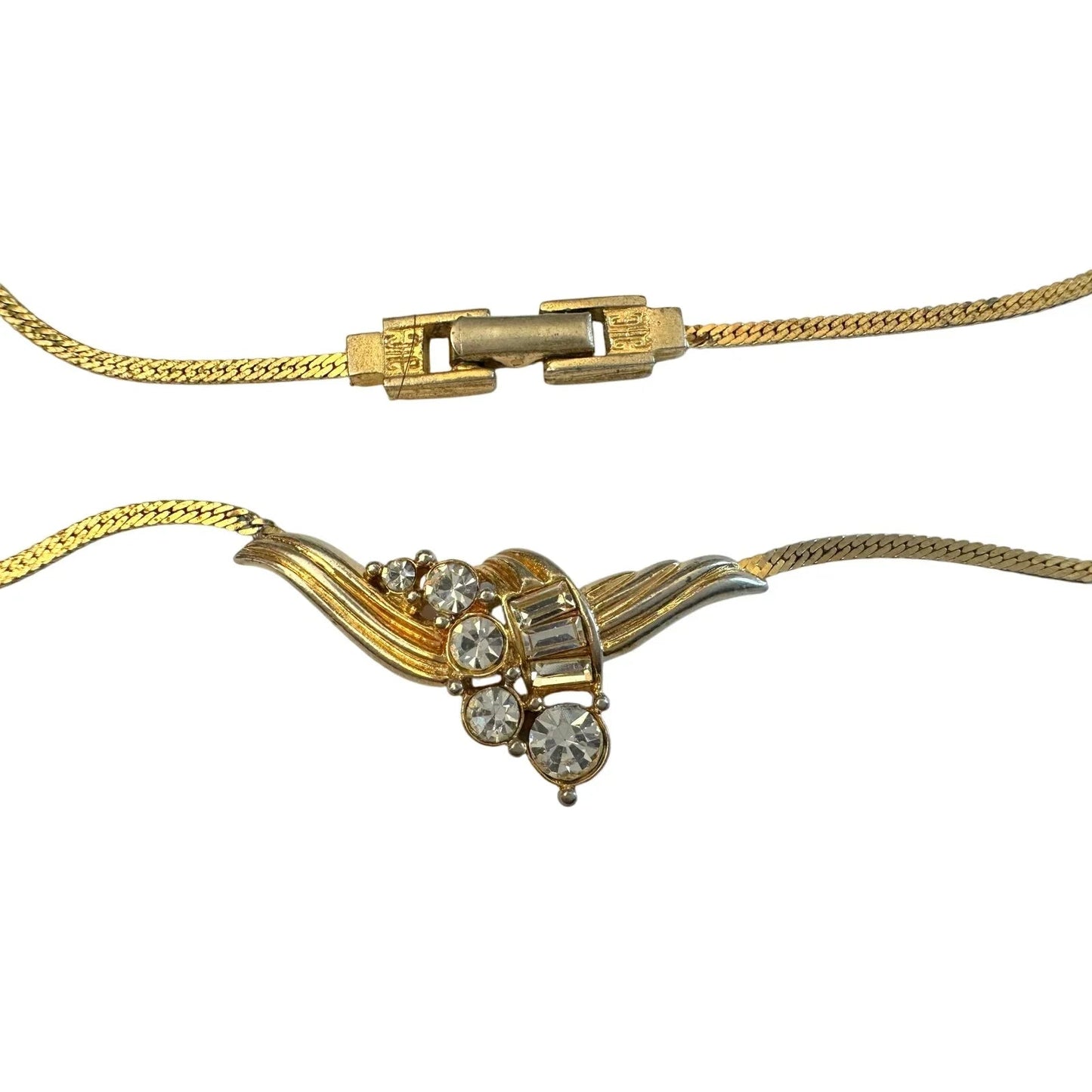 Givenchy Rhinestone Cluster Collar Necklace - Vintage - Givenchy - Givenchy Necklace - A+ Stuff