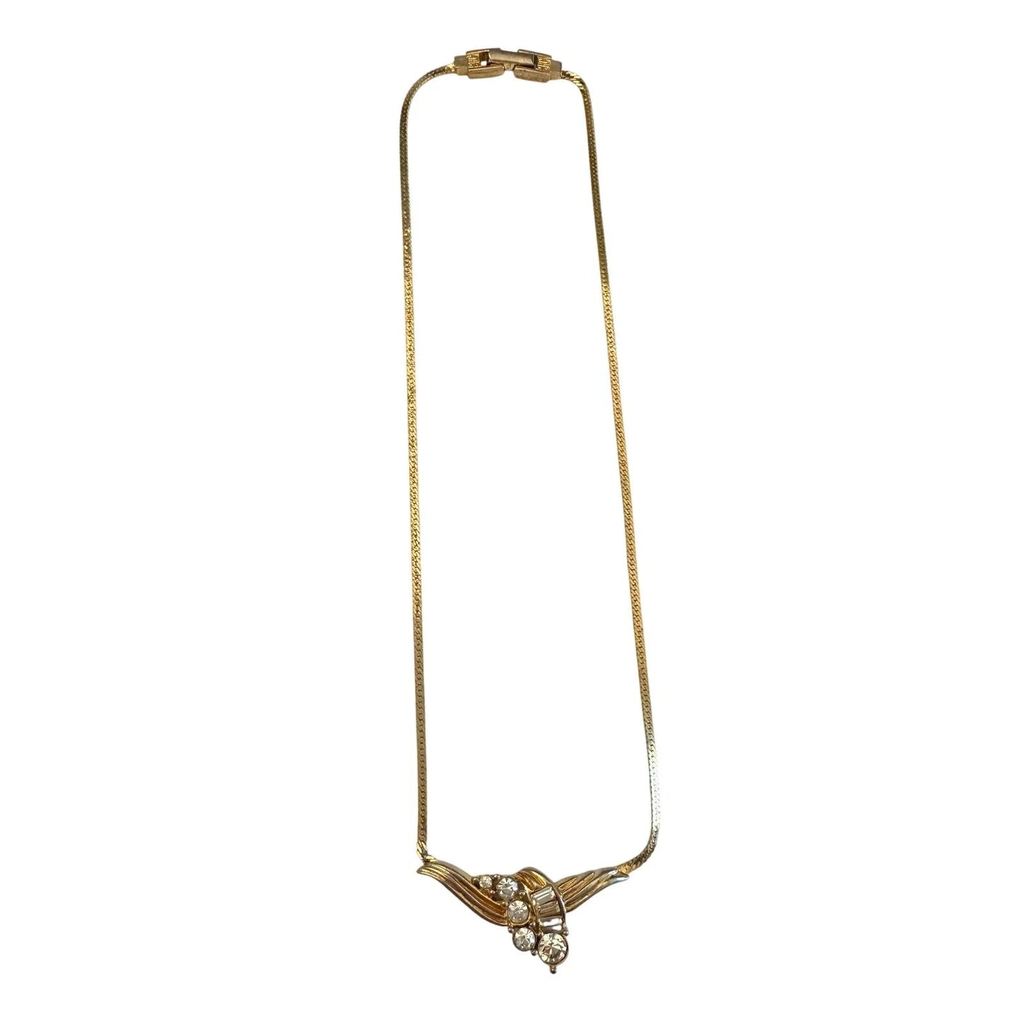 Givenchy Rhinestone Cluster Collar Necklace - Vintage - Givenchy - Givenchy Necklace - A+ Stuff