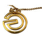 Givenchy Vintage G Outline Necklace - 29" Chain - Givenchy - Pendant with Necklace - A+ Stuff