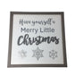 ''Have Yourself A Merry Little Christmas'' Wooden Holiday Christmas Sign
