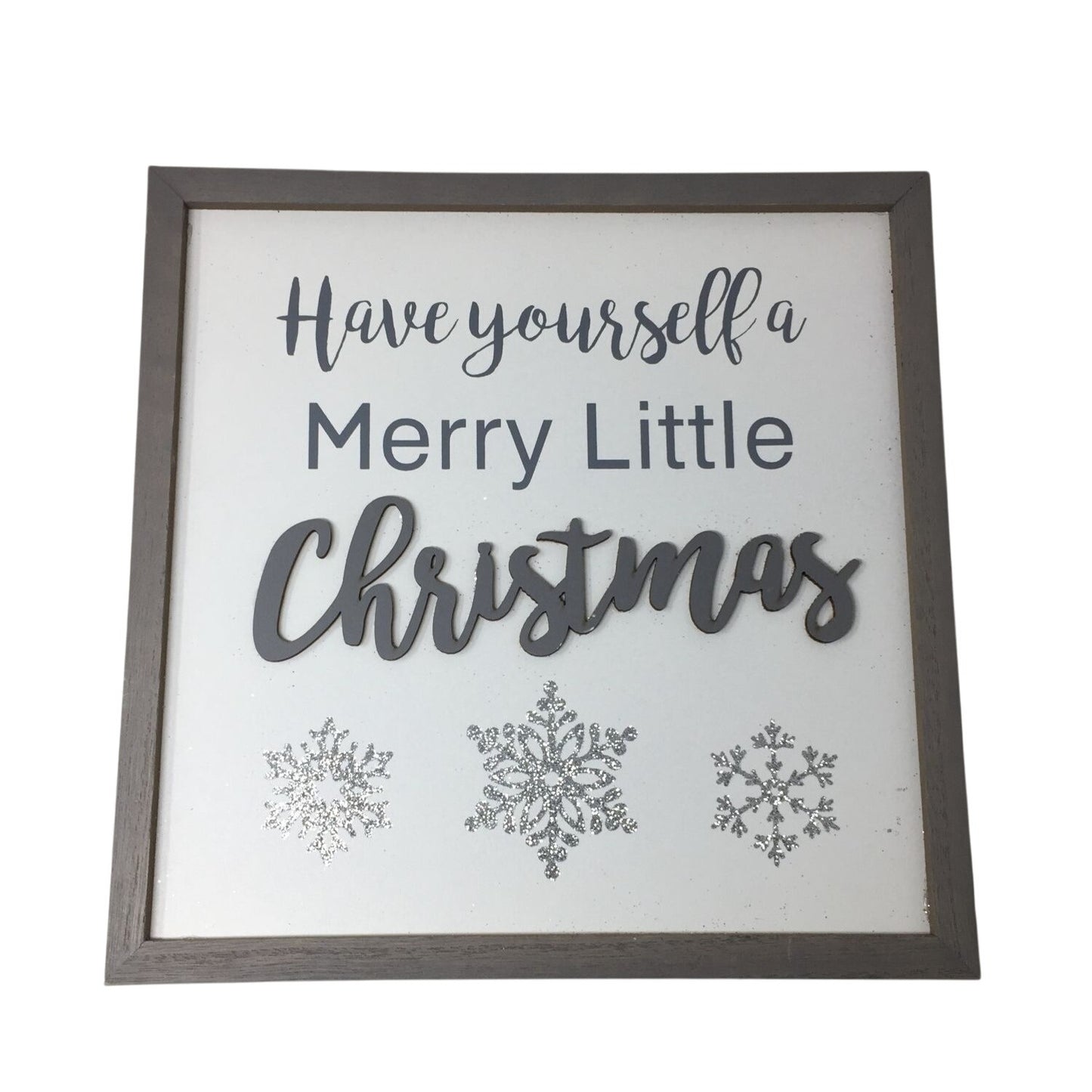 ''Have Yourself A Merry Little Christmas'' Wooden Holiday Christmas Sign