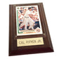 CAL RIPKEN JR 1991 Upper Deck Orioles Card Mounted in Wood Plaque with Nameplate