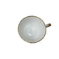 Gladstone Bone China Old Grecian Flute White/Gold Teacup & Saucer - A+ Stuff - Coffee & Tea Cups - A+ Stuff