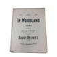 Vintage Sheet Music for the Song "'In Woodland Song" unbranded  A+ Stuff Sheet Music