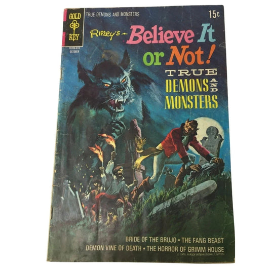 Gold Key Comic Book - ''True Demons and Monsters Ripley's Believe it or Not!'' - A+ Stuff - comic books - A+ Stuff