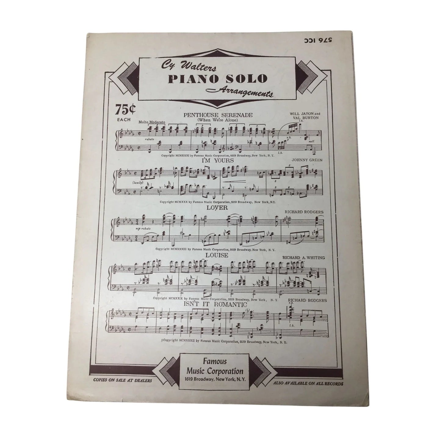 ''Golden Earrings'' by Jay Livingston, Roy Evans, and and Victor Young - A+ Stuff - Sheet Music - A+ Stuff