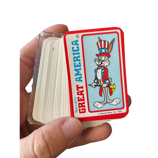 Great America Bugs Bunny Miniature Playing Cards Warner Bros Inc. Marriott 1978 - warner bros - Playing Cards - A+ Stuff