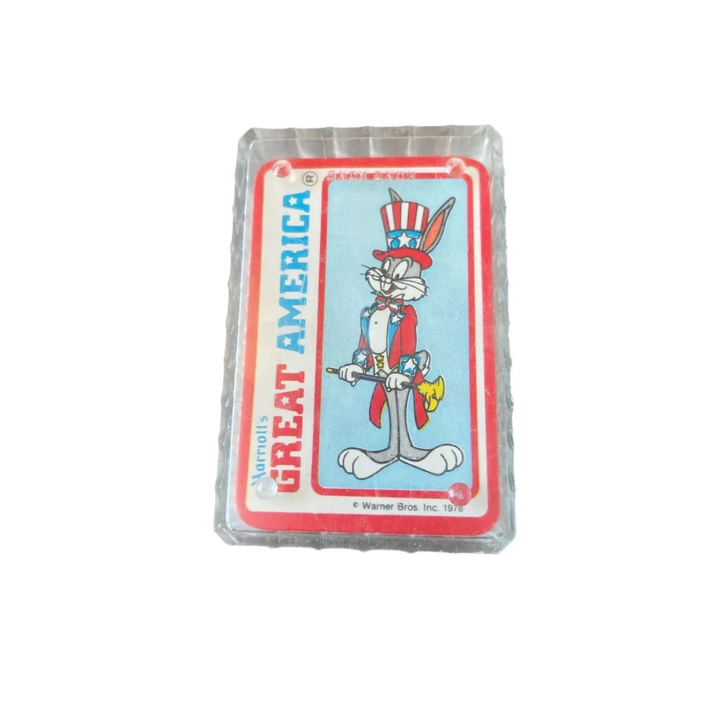 Great America Bugs Bunny Miniature Playing Cards Warner Bros Inc. Marriott 1978 - warner bros - Playing Cards - A+ Stuff