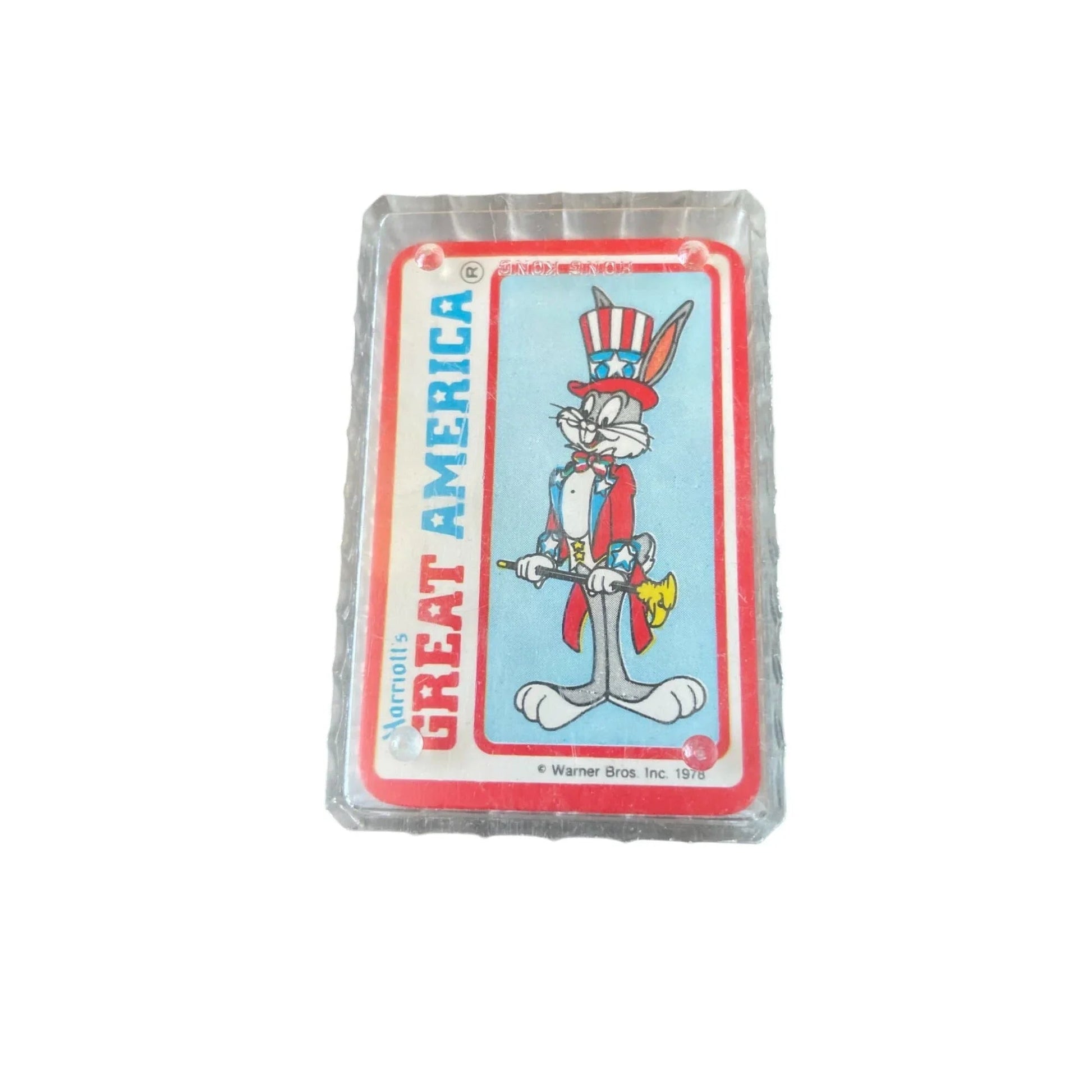 Great America Bugs Bunny Miniature Playing Cards Warner Bros Inc. Marriott 1978 - warner bros - Playing Cards - A+ Stuff