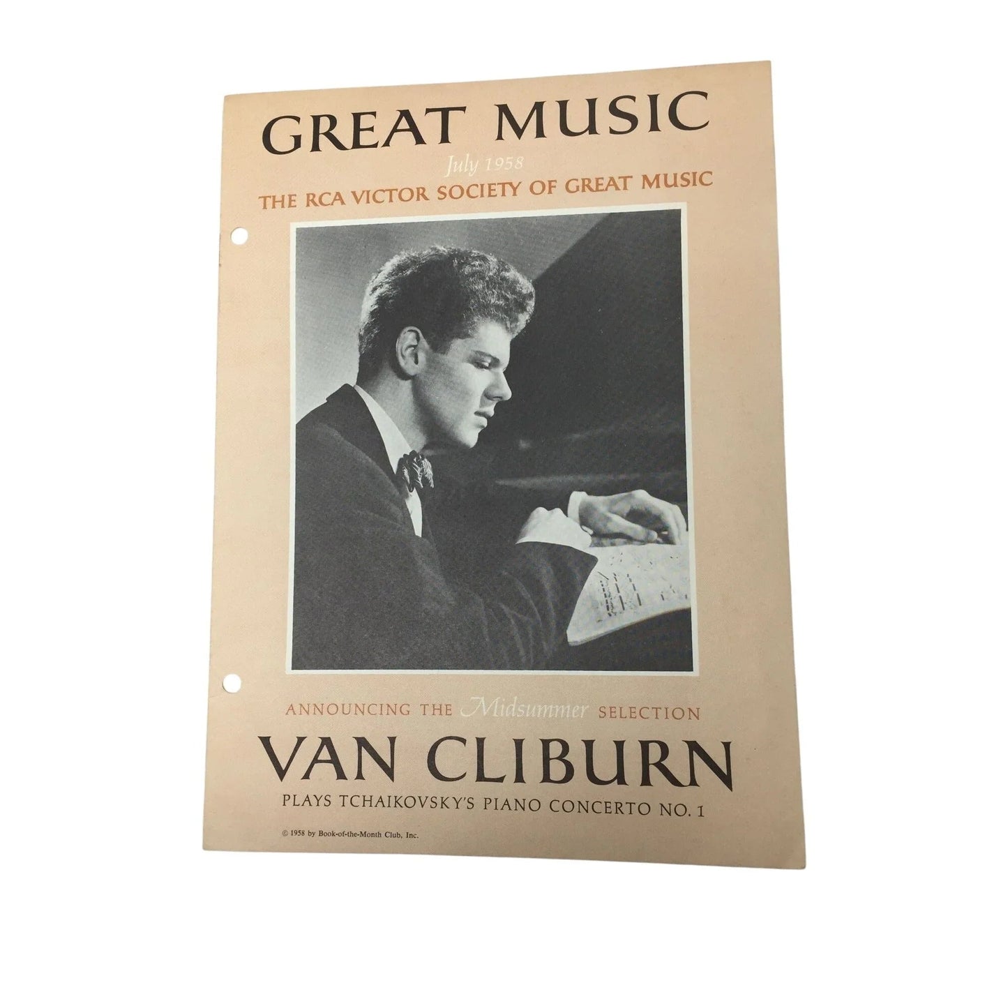 Great Music July 1958 The RCA Victor Society of Great Music Book - A+ Stuff - books - A+ Stuff