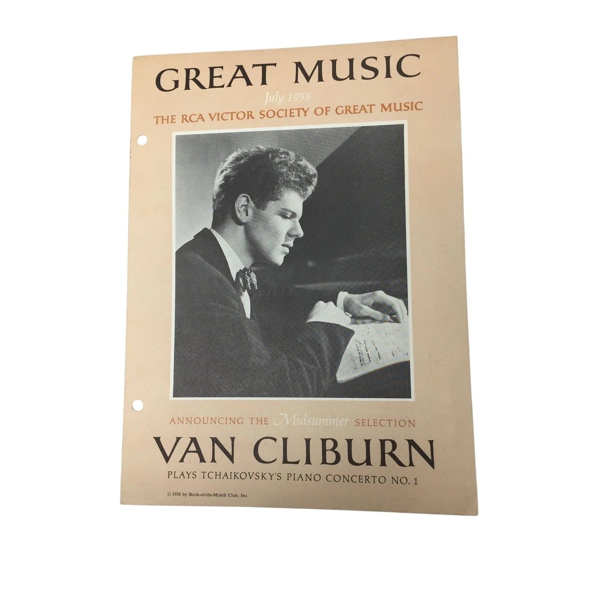 Great Music July 1958 The RCA Victor Society of Great Music Book - A+ Stuff - books - A+ Stuff