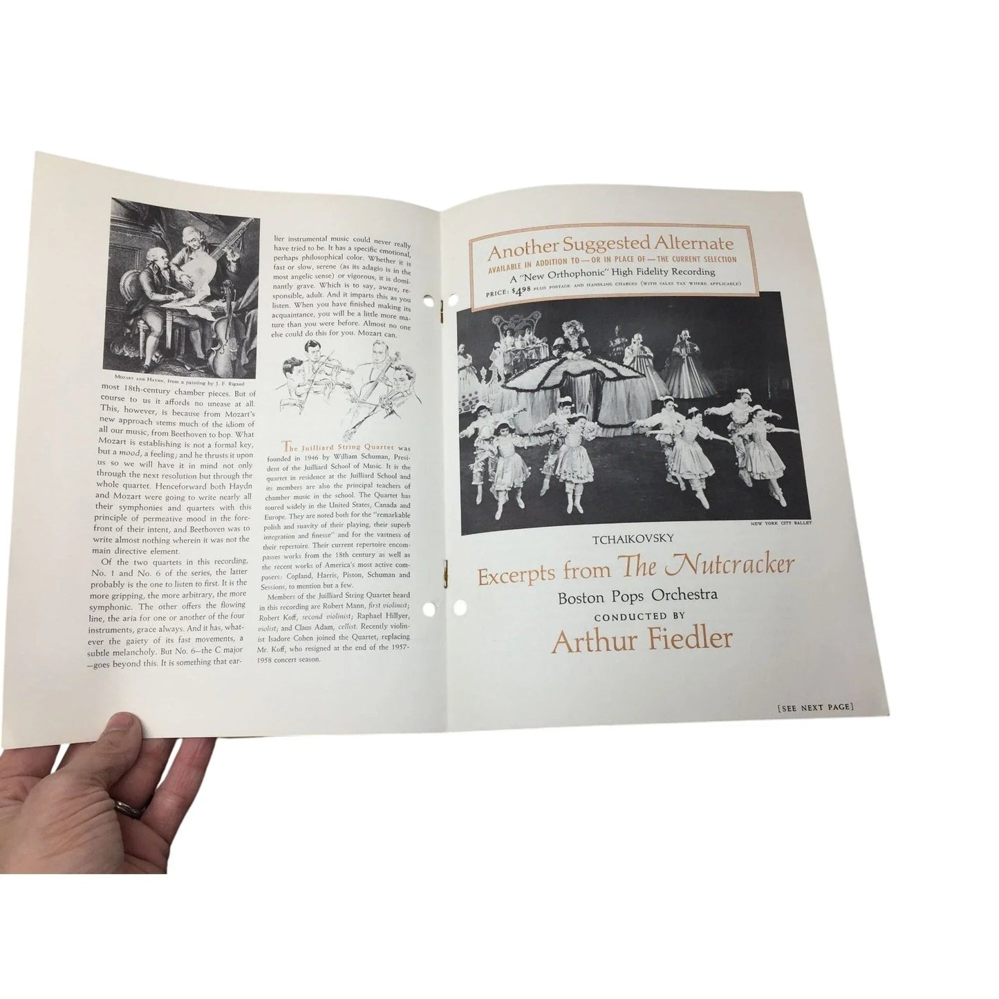 Great Music July 1958 The RCA Victor Society of Great Music Book - A+ Stuff - books - A+ Stuff