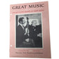 Great Music May 1958 The RCA Victor Society of Great Music - A+ Stuff - Books - A+ Stuff