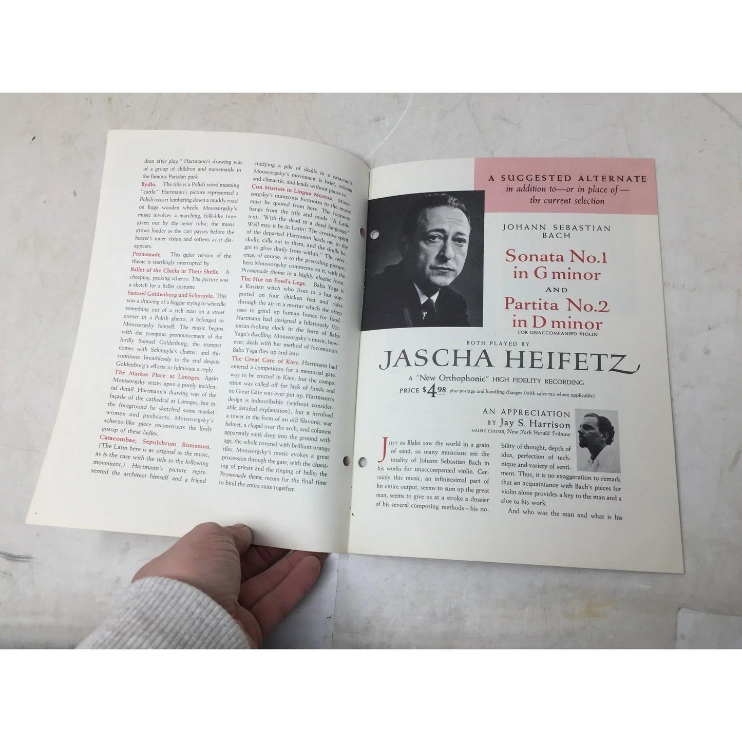 Great Music May 1958 The RCA Victor Society of Great Music - A+ Stuff - Books - A+ Stuff