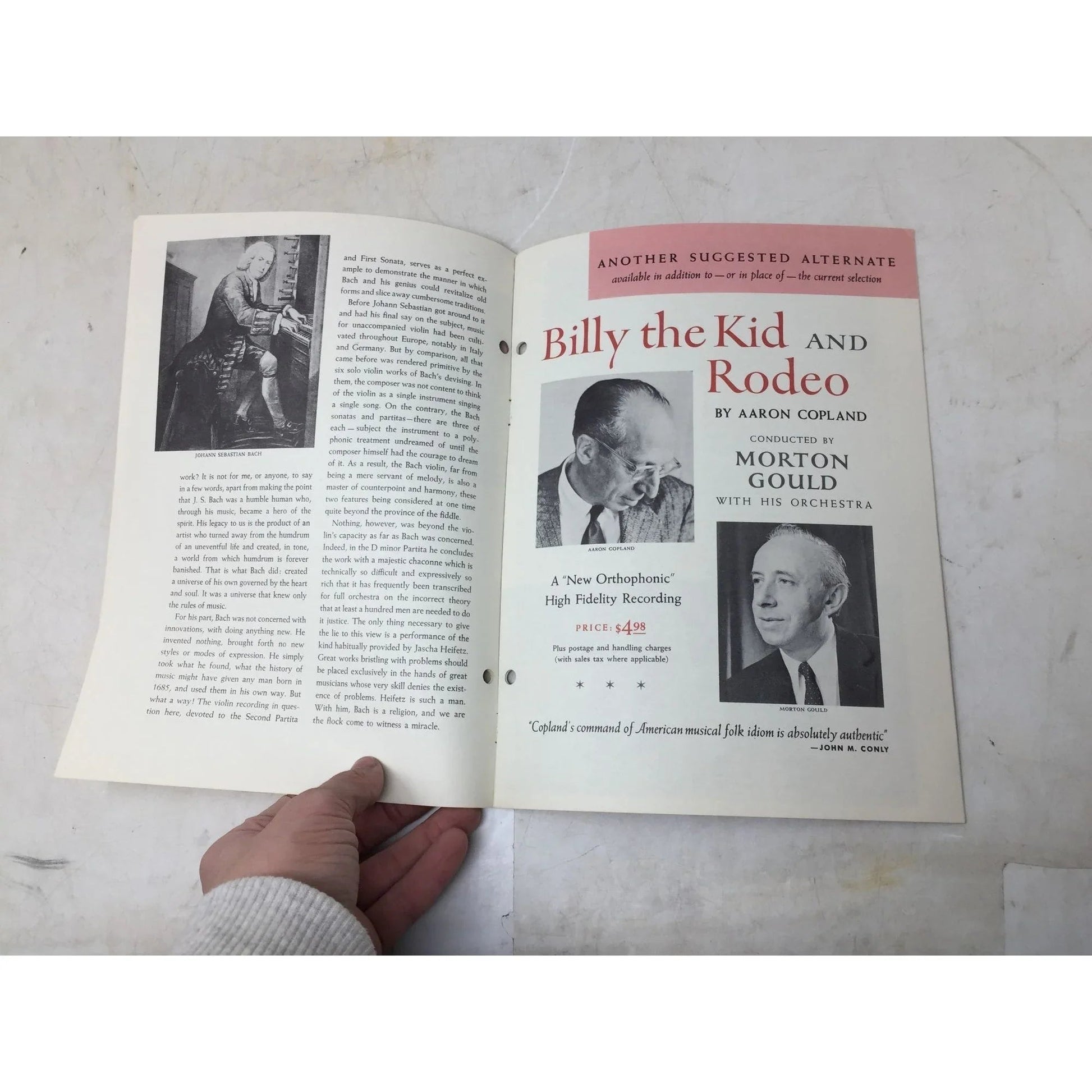Great Music May 1958 The RCA Victor Society of Great Music - A+ Stuff - Books - A+ Stuff