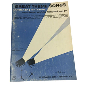 ''Great Theme Songs Outstanding Hit Themes From Stage, Motion Pictures and TV''