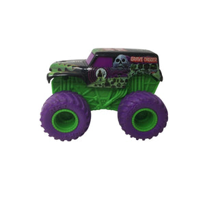 Green and Purple Grave Digger Monster Truck Toy