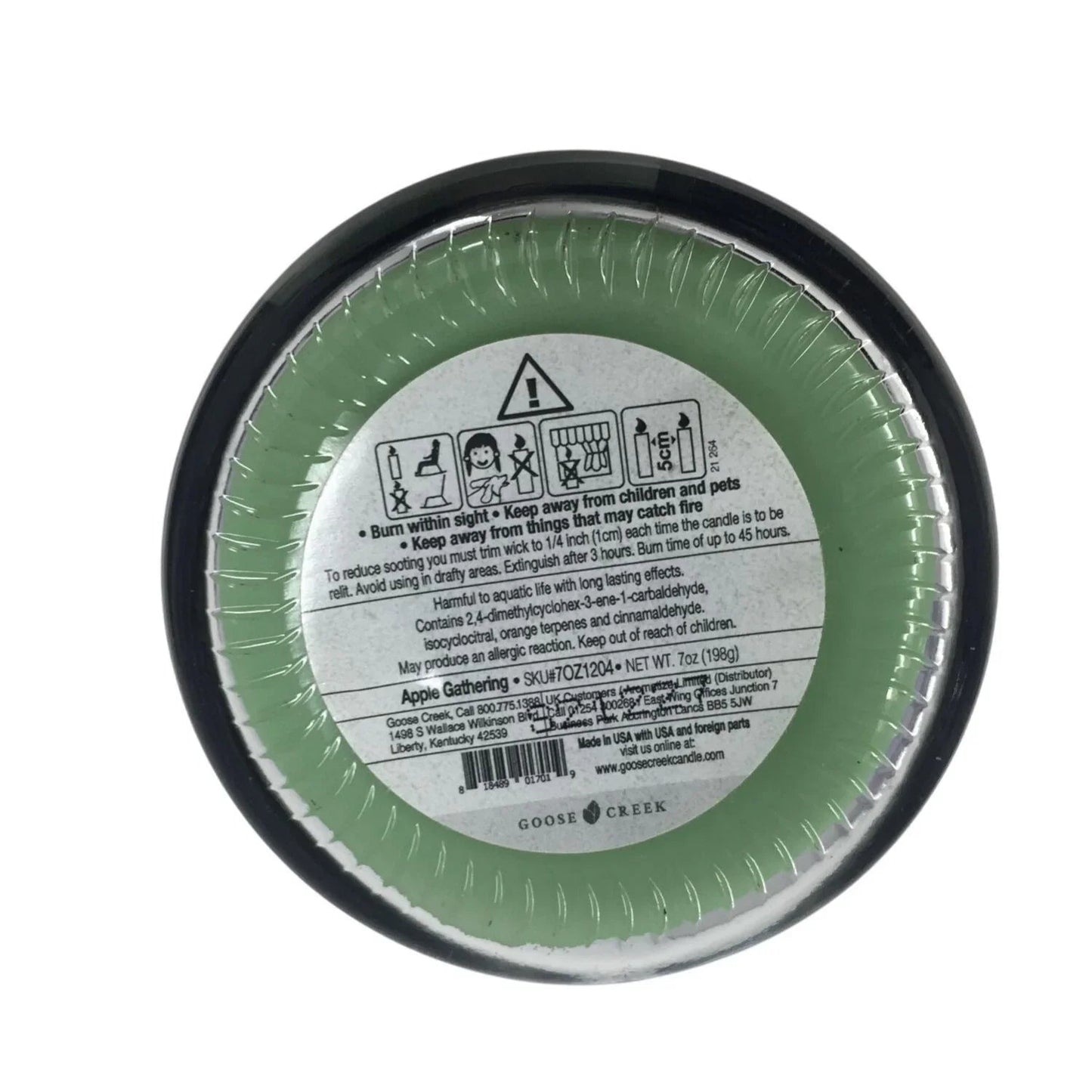 Green Goose Creek Apple Gathering Candle (7 oz) - New - goose creek - A+ Stuff