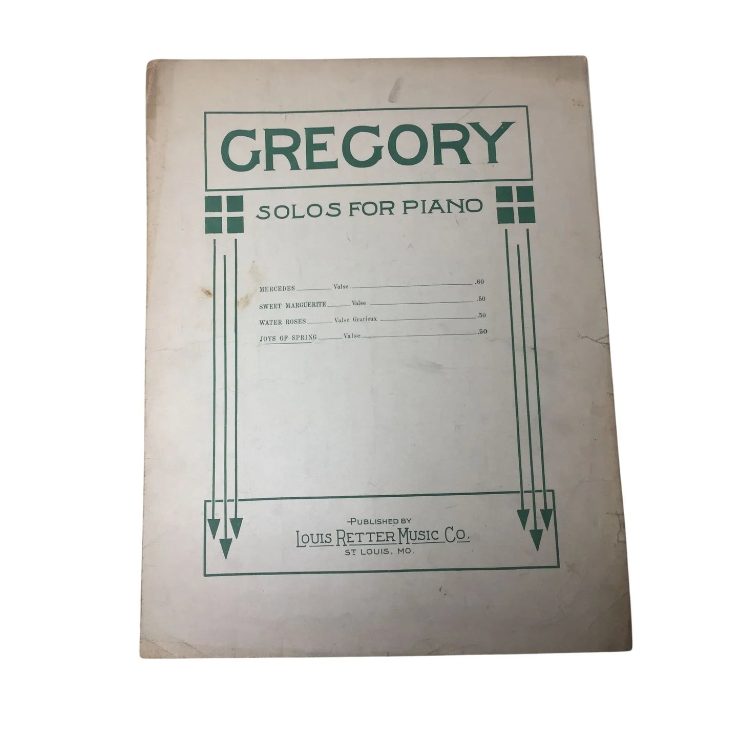 ''GREGORY SOLOS FOR THE PIANO'' SHEET MUSIC - A+ Stuff - SHEET MUSIC - A+ Stuff