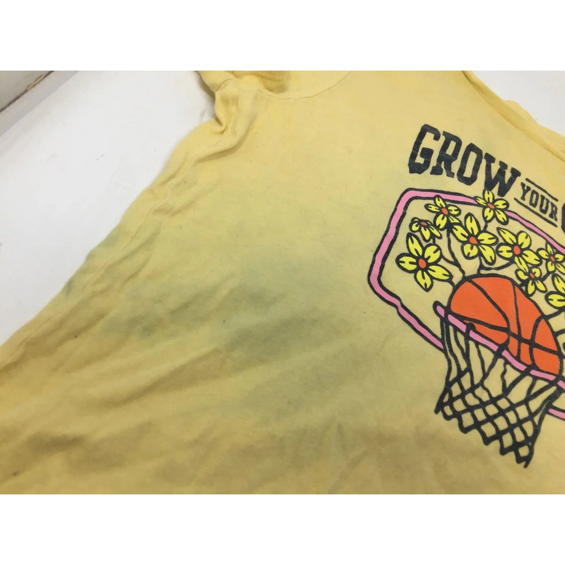 ''Grow Your Game'' Old Navy Yellow Short Sleeved Shirt Size XXL (18) - old navy - shirt - A+ Stuff