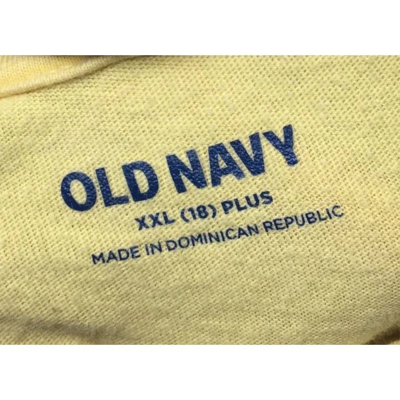 ''Grow Your Game'' Old Navy Yellow Short Sleeved Shirt Size XXL (18) - old navy - shirt - A+ Stuff
