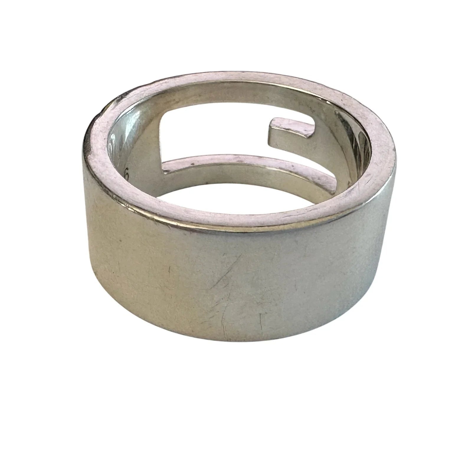 Gucci Abstract G Ring Sterling Silver - Size 4.75 - Gucci - Gucci Ring - A+ Stuff