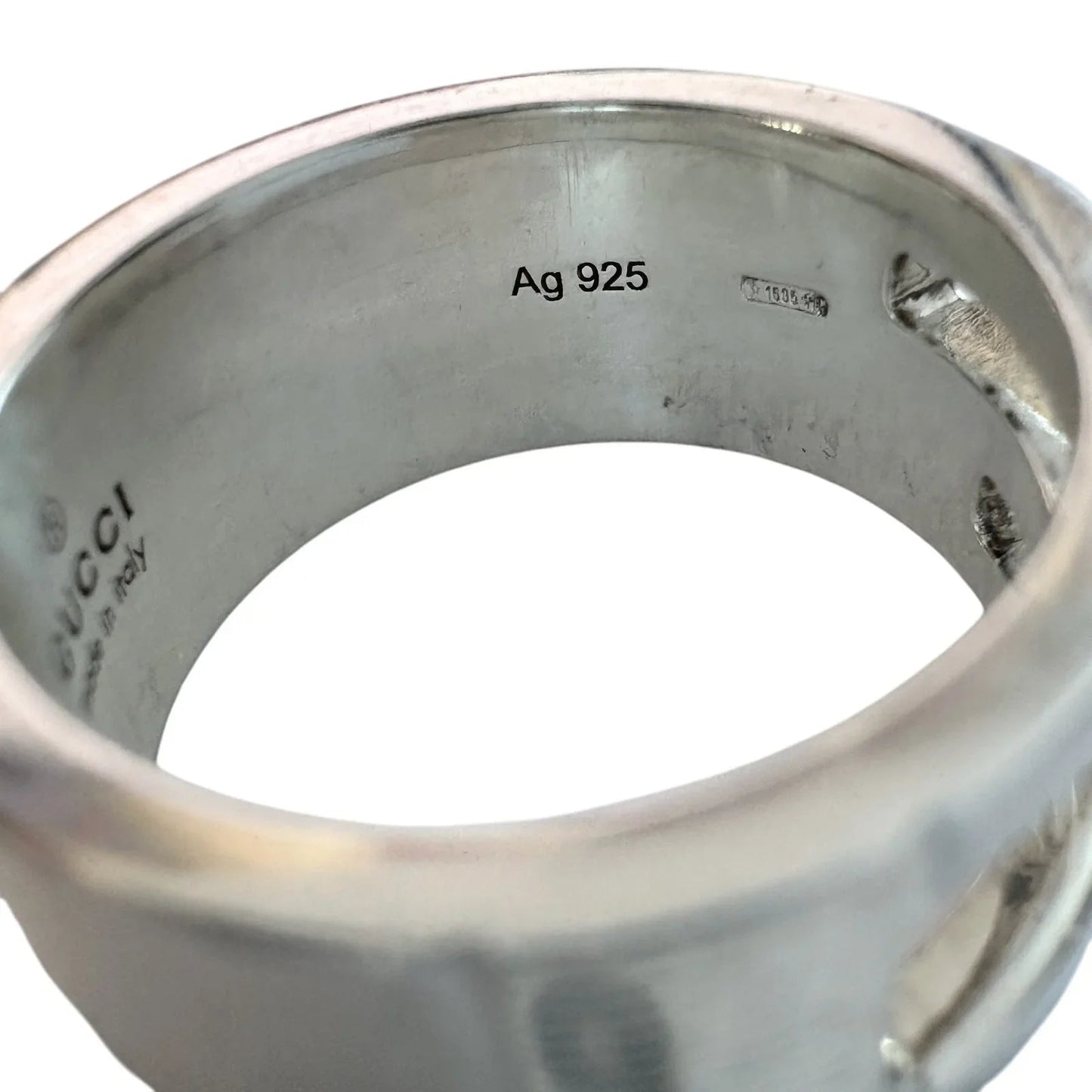 Gucci Abstract G Ring Sterling Silver - Size 4.75 - Gucci - Gucci Ring - A+ Stuff
