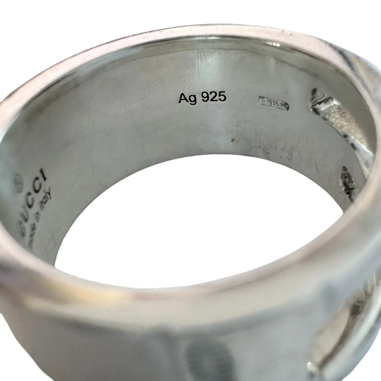 Gucci Abstract G Ring Sterling Silver - Size 4.75 - Gucci - Gucci Ring - A+ Stuff