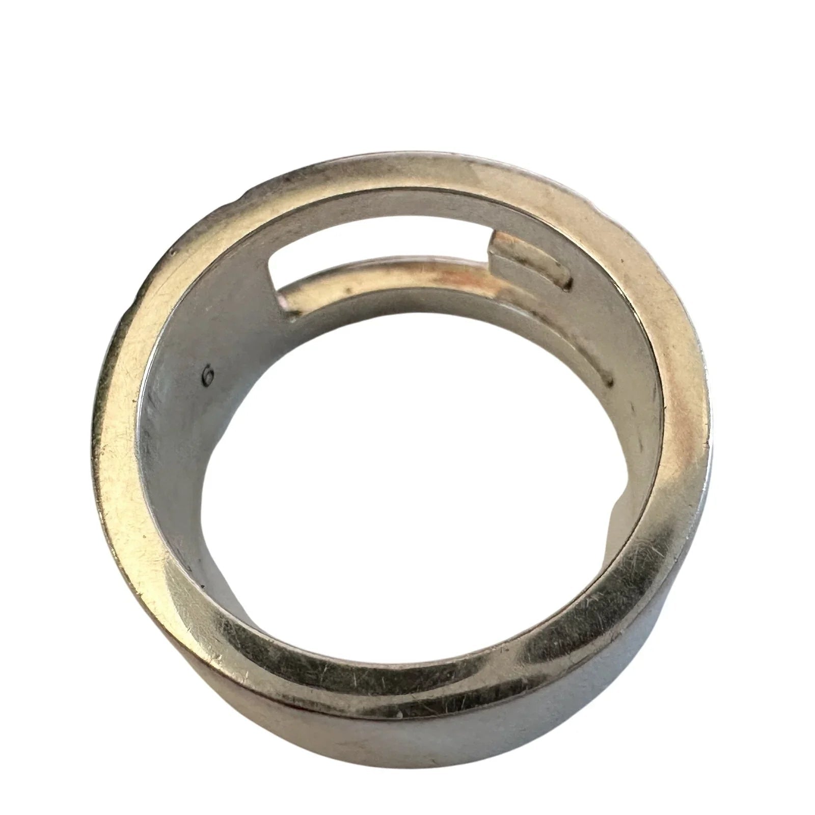 Gucci Abstract G Ring Sterling Silver - Size 4.75 - Gucci - Gucci Ring - A+ Stuff