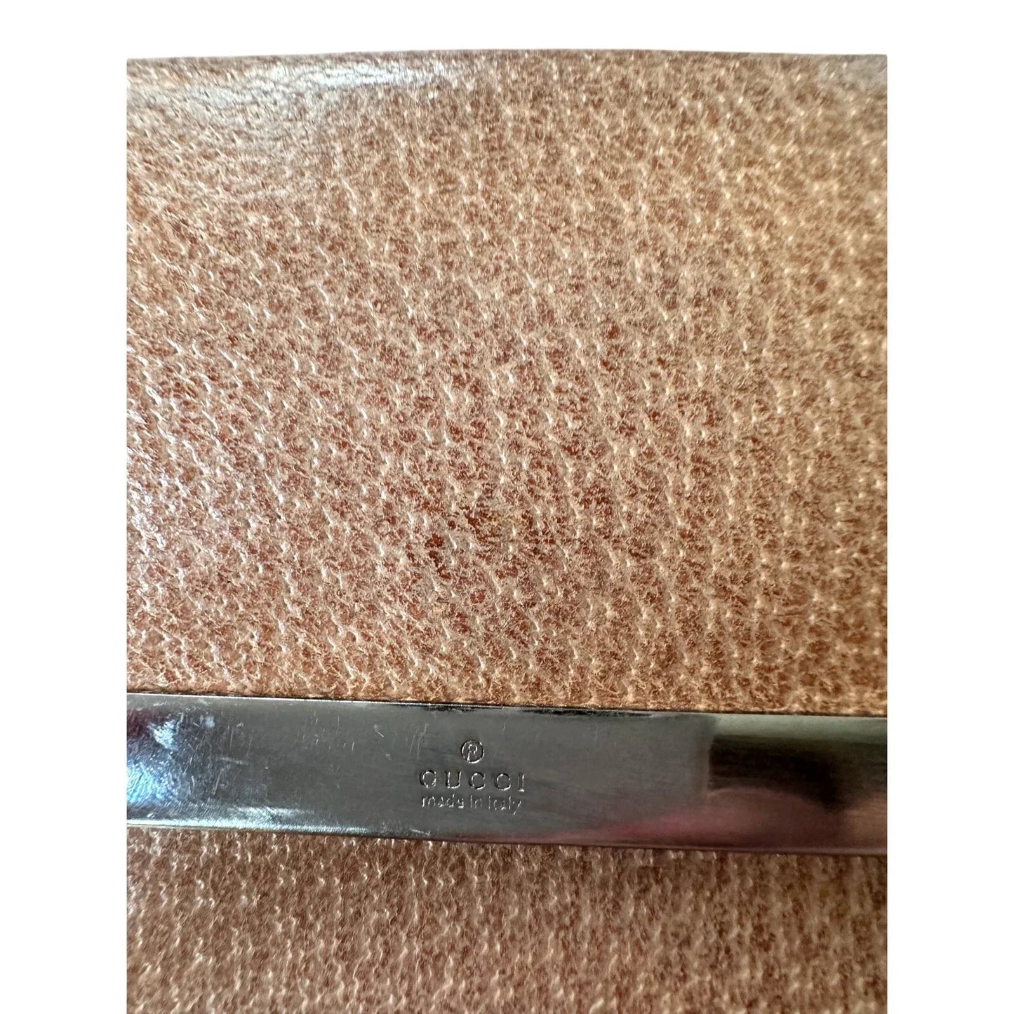 Gucci Beige Pebbled Leather Long Wallet - GUCCI - wallet - A+ Stuff