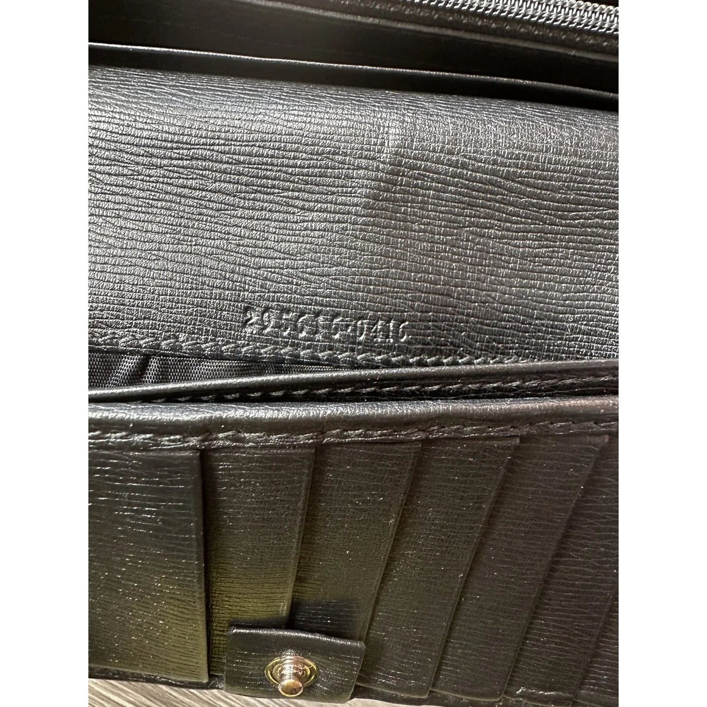 Gucci Black Long Bifold Wallet with Silver Belt Buckle - Gucci - Wallet - A+ Stuff