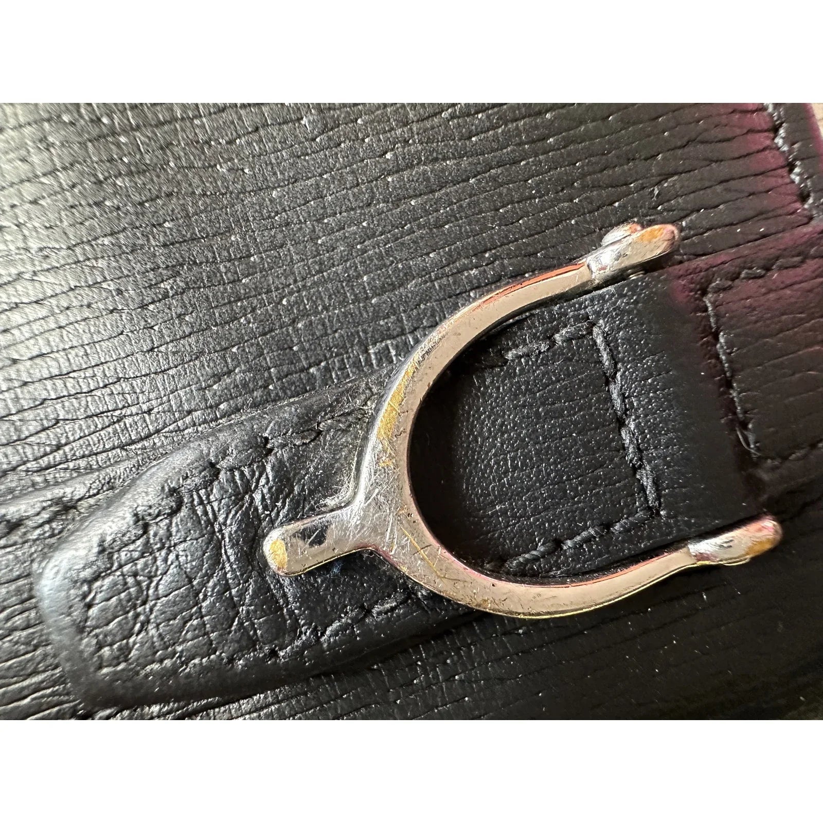 Gucci Black Long Bifold Wallet with Silver Belt Buckle - Gucci - Wallet - A+ Stuff