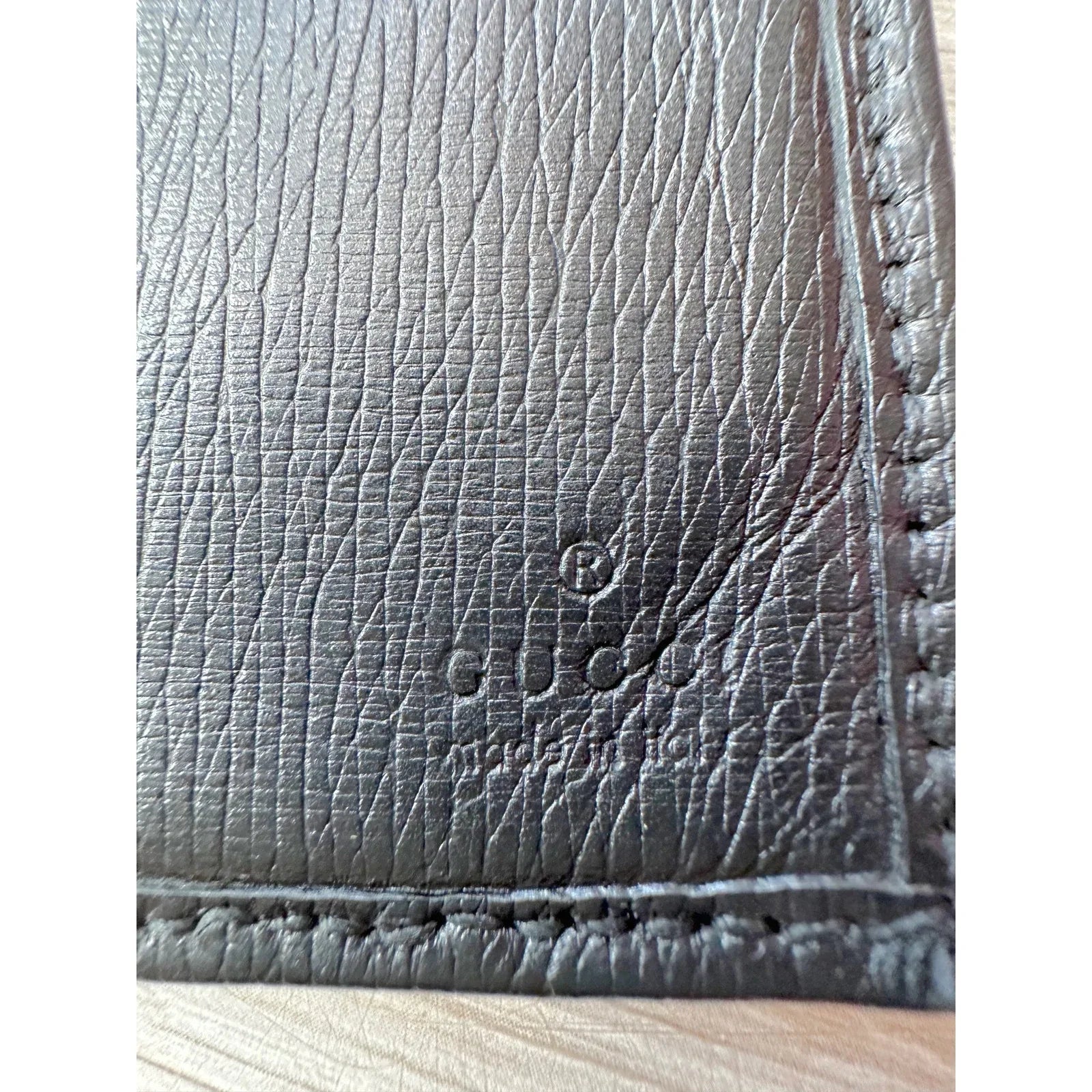 Gucci Black Long Bifold Wallet with Silver Belt Buckle - Gucci - Wallet - A+ Stuff