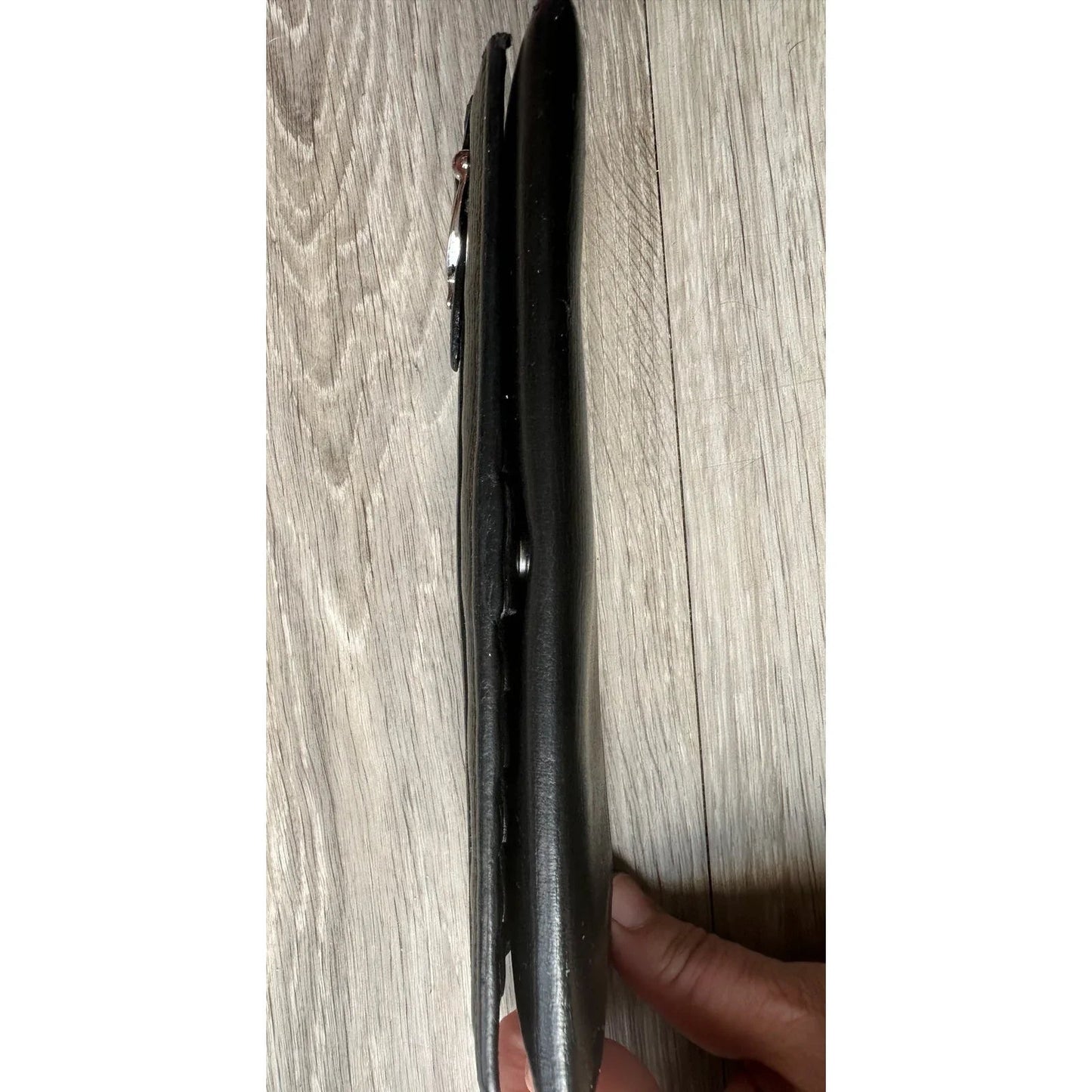 Gucci Black Long Bifold Wallet with Silver Belt Buckle - Gucci - Wallet - A+ Stuff