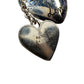 Gucci 'Blind for Love' Engraved Heart Bracelet w Rose Pink & Green Stones - Gucci - Bracelet - A+ Stuff