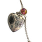 Gucci 'Blind for Love' Engraved Heart Bracelet w Rose Pink & Green Stones - Gucci - Bracelet - A+ Stuff