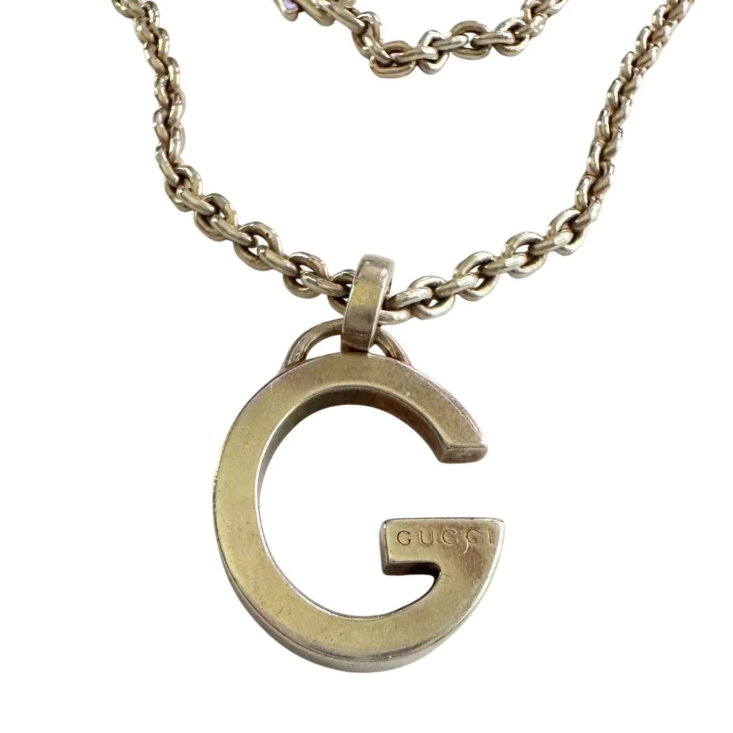 GUCCI Charlotte 'G' Men's Pendant Necklace - Gucci - Mens Necklace - A+ Stuff