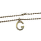 GUCCI Charlotte 'G' Men's Pendant Necklace - Gucci - Mens Necklace - A+ Stuff