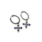 Gucci Enamel Cross Motif Hoop Earrings with Pouch, Box & Booklet - Gucci - Earrings - A+ Stuff