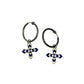 Gucci Enamel Cross Motif Hoop Earrings with Pouch, Box & Booklet - Gucci - Earrings - A+ Stuff